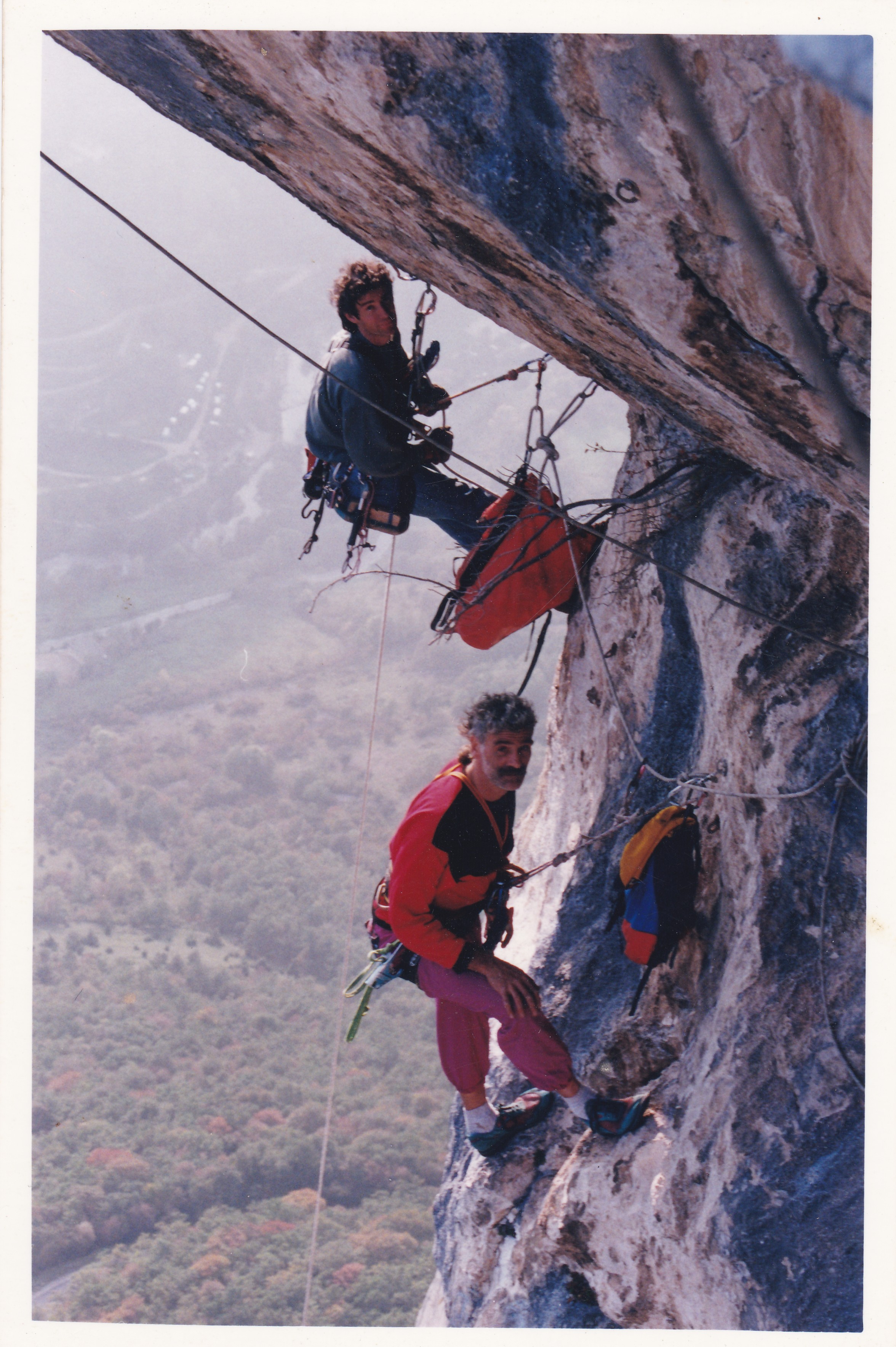 Bruno Arnaud et Guy Meauxsonne lors du tournage du film
