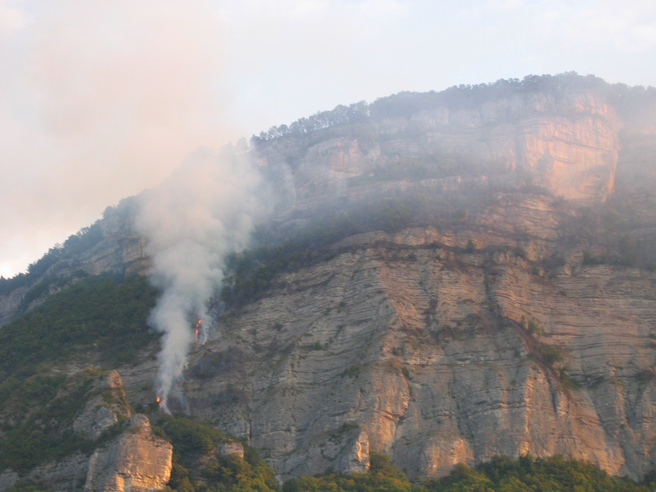 Incendie au Luisset (photo N. Daniele)
